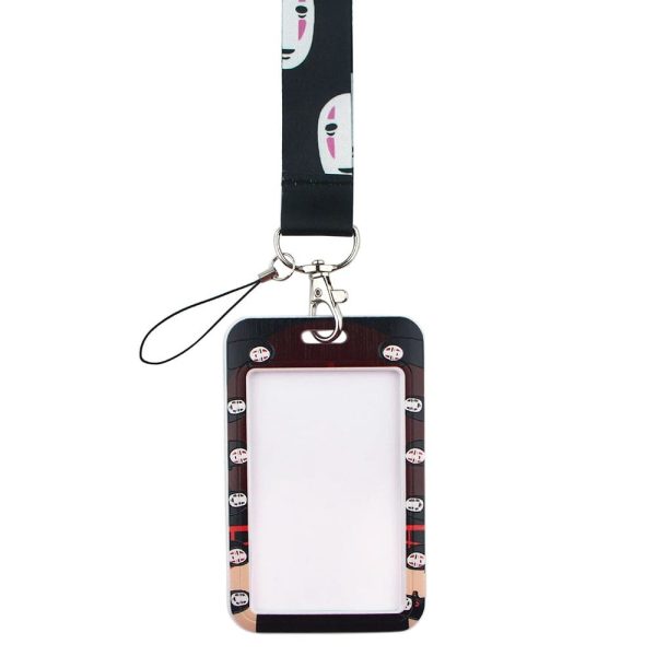 Spirited Away Full Movie - Spirited Away No Face Lanyard For Keychain ID Card Holder-Accessories, no face, Other, Spirited Away, Spirited Away Full Movie