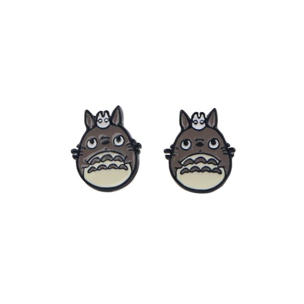 Spirited Away Movie - My Neighbor Totoro & Fairy Dust Stud Earrings-Accessories, Earrings, My Neighbor Totoro, Other, Satsuki Totoro, Soot Sprites, Spirited Away, Spirited Away Movie