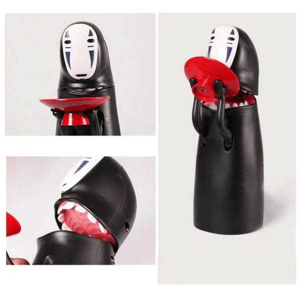 Cast Of Spirited Away - Spirited Away No Face Kaonashi Moving Piggy Bank-Cast Of Spirited Away, House Decor, Kamaji Spirited Away, kaonashi, no face, Spirited Away, Toy Figure