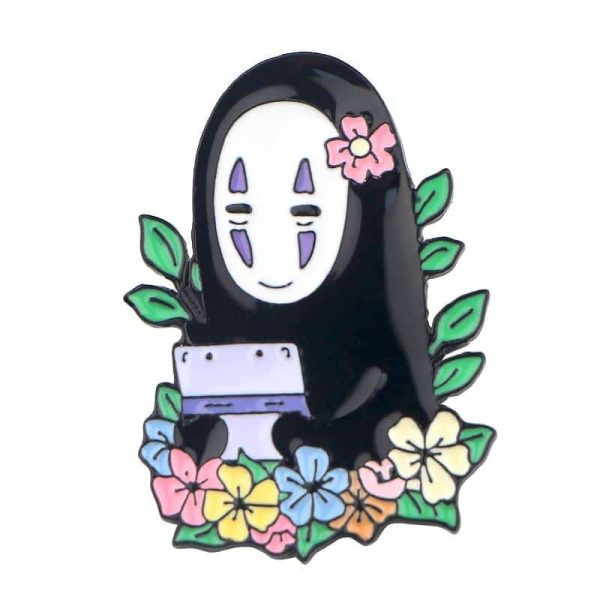 Spirited Away Meaning - Spirited Away No Face Kaonashi Backpack Badge Pins-Bags, kaonashi, no face, Spirited Away, Spirited Away Meaning