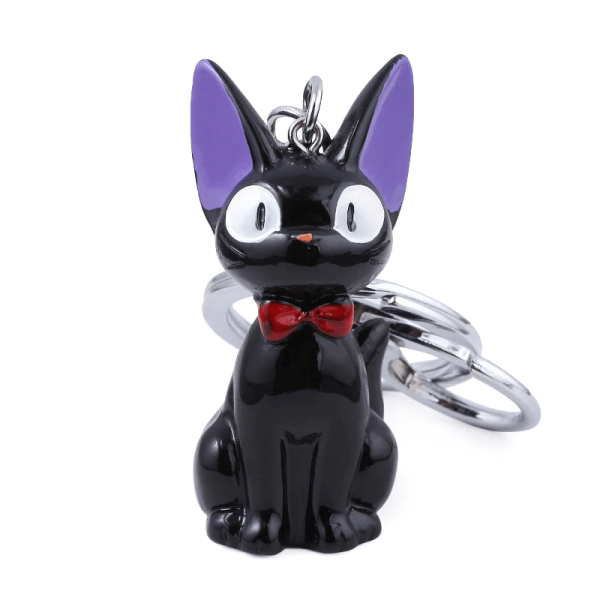 Cat Name Kiki's Delivery Service - Kiki’s Delivery Service Jiji Keychain-Cat Name Kiki's Delivery Service, Keychain, Kiki's Delivery Service