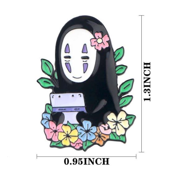 Spirited Away Meaning - Spirited Away No Face Kaonashi Backpack Badge Pins-Bags, kaonashi, no face, Spirited Away, Spirited Away Meaning