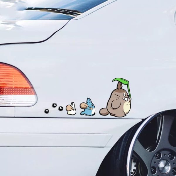 Mei My Neighbor Totoro - Totoro Family Parade Vinyl Waterproof Car Stickers-Accessories, House Decor, Mei My Neighbor Totoro, My Neighbor Totoro, Other, stickers