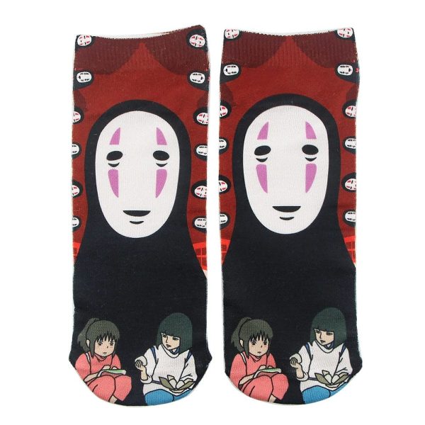 Spirited Away Train - Spirited Away Short Socks Freesize 3 Styles-Accessories, Other, sock, Spirited Away, Spirited Away Train