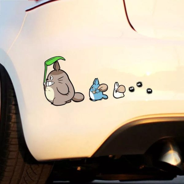 Mei My Neighbor Totoro - Totoro Family Parade Vinyl Waterproof Car Stickers-Accessories, House Decor, Mei My Neighbor Totoro, My Neighbor Totoro, Other, stickers