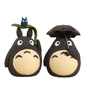 Totoro Dust Sprites - My Neighbor Totoro with Umbrella Piggy Bank-My Neighbor Totoro, Totoro Dust Sprites, Toy Figure