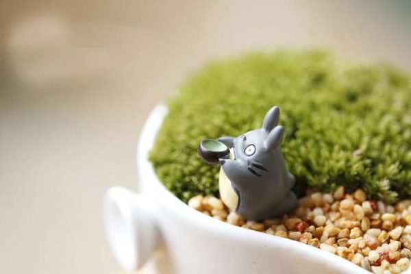 Totoro Japanese Restaurant - Kawaii Totoro Garden Miniature Decoration Figures 2pcs/set-Figure, House Decor, My Neighbor Totoro, Other, Totoro Japanese Restaurant