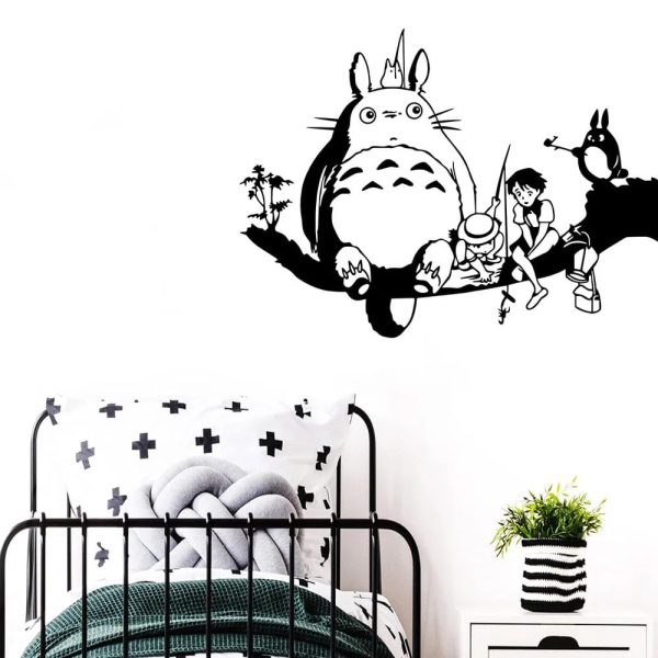 Totoro - My Neighbor Totoro Soot Sprites Wall Art Stickers-House Decor, My Neighbor Totoro, Other, Totoro