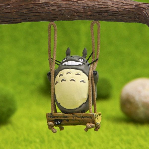 Totoro Umbrella - My Neighbor Totoro Swing Figure Garden Decoration Ornaments-House Decor, My Neighbor Totoro, Other, Totoro Umbrella, Toy Figure