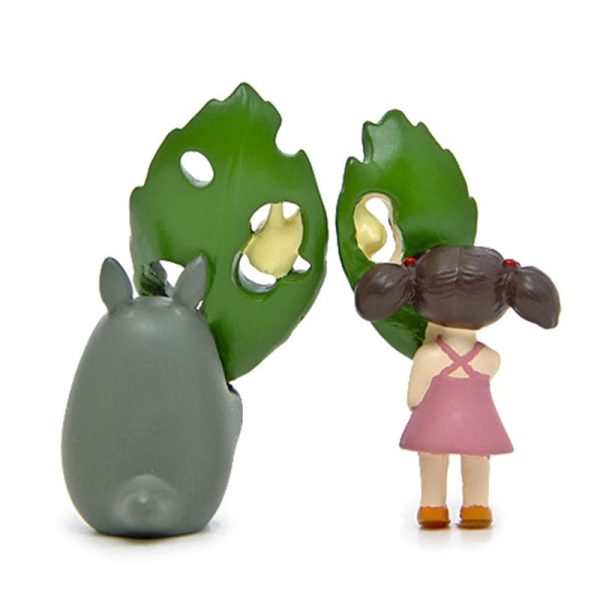 Totoro Stuffed Animal - My Neighbor Totoro and Mei Miniature Figurines 2pcs/set-Figure, House Decor, My Neighbor Totoro, Other, Totoro Stuffed Animal