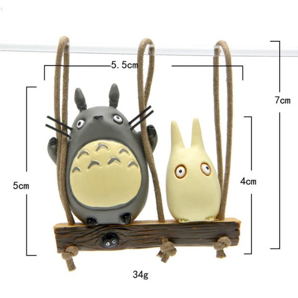 Totoro Umbrella - My Neighbor Totoro Swing Figure Garden Decoration Ornaments-House Decor, My Neighbor Totoro, Other, Totoro Umbrella, Toy Figure