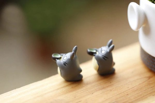 Totoro Japanese Restaurant - Kawaii Totoro Garden Miniature Decoration Figures 2pcs/set-Figure, House Decor, My Neighbor Totoro, Other, Totoro Japanese Restaurant