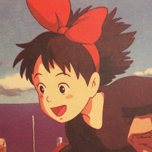 Ursula Kiki's Delivery Service - Kiki’s Delivery Service Classic Kraft Paper Poster-House Decor, Kiki's Delivery Service, Other, Poster, Ursula Kiki's Delivery Service