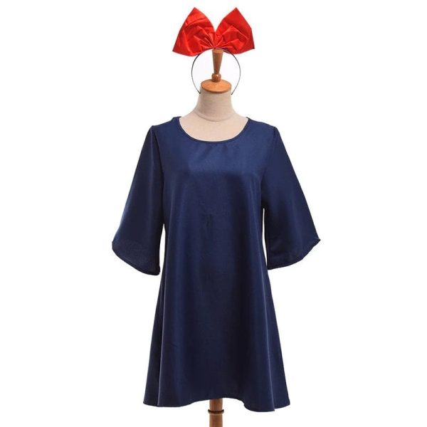 Kiki's Delivery Service Book - Kiki’s Delivery Service Dress and Head Wear Set Cosplay Costumes-Apparel, Cosplay, Costume, Kiki's Delivery Service, Kiki's Delivery Service Book, Other