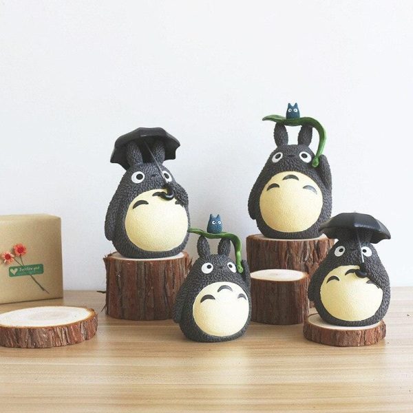 Totoro Dust Sprites - My Neighbor Totoro with Umbrella Piggy Bank-My Neighbor Totoro, Totoro Dust Sprites, Toy Figure