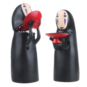 Cast Of Spirited Away - Spirited Away No Face Kaonashi Moving Piggy Bank-Cast Of Spirited Away, House Decor, Kamaji Spirited Away, kaonashi, no face, Spirited Away, Toy Figure