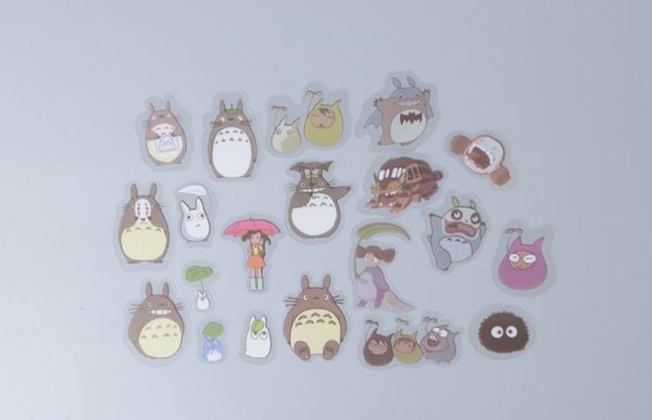 Totoro Concrete Facebook - My Neighbor Totoro Stickers 60pcs/pack-House Decor, My Neighbor Totoro, Totoro Concrete Facebook