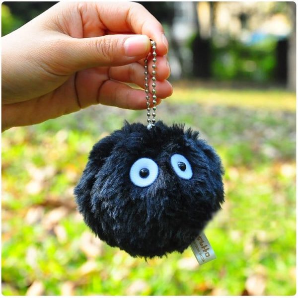 Spirited Away English Cast - Spirited Away Soot Sprites PLUSH Keychain-Key Chain, Plushies, Spirited Away, Spirited Away English Cast