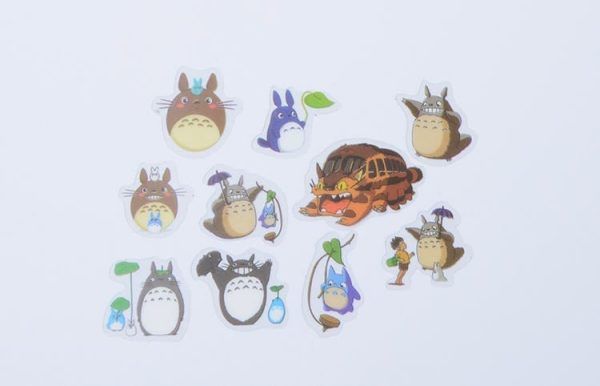 Totoro Concrete Facebook - My Neighbor Totoro Stickers 60pcs/pack-House Decor, My Neighbor Totoro, Totoro Concrete Facebook