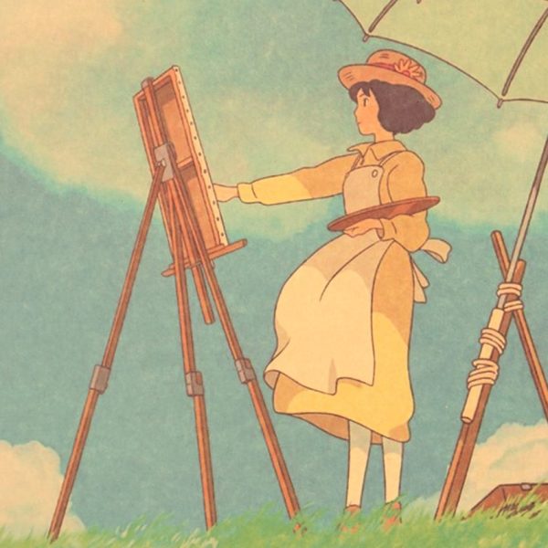 The Wind Rises Film - The Wind Rise Vintage Kraft Paper Poster-House Decor, Other, Poster, The Wind Rises Film