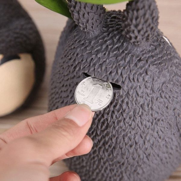 Totoro Dust Sprites - My Neighbor Totoro with Umbrella Piggy Bank-My Neighbor Totoro, Totoro Dust Sprites, Toy Figure