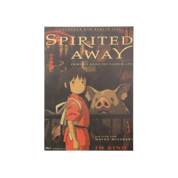 Spirited Away Poster - Spirited Away Kraft Paper Retro Poster-House Decor, Other, Poster, Spirited Away, Spirited Away Poster