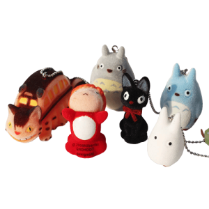 Chibi Totoro - Ghibli Studio Cutest Characters Keychains 6pcs/lot-Accessories, Chibi Totoro, Key Chain