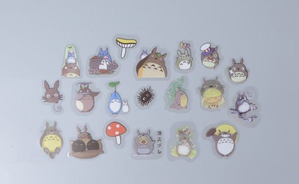 Totoro Concrete Facebook - My Neighbor Totoro Stickers 60pcs/pack-House Decor, My Neighbor Totoro, Totoro Concrete Facebook