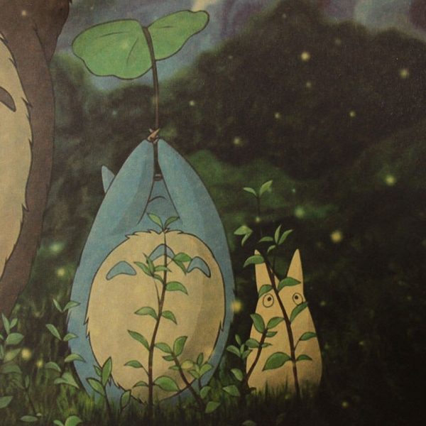 My Neighbor Totoro Movie - My Neighbor Totoro Kraft Paper Poster-House Decor, My Neighbor Totoro, My Neighbor Totoro Movie, Other, Poster