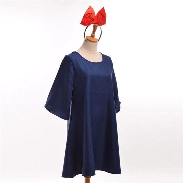 Kiki's Delivery Service Book - Kiki’s Delivery Service Dress and Head Wear Set Cosplay Costumes-Apparel, Cosplay, Costume, Kiki's Delivery Service, Kiki's Delivery Service Book, Other