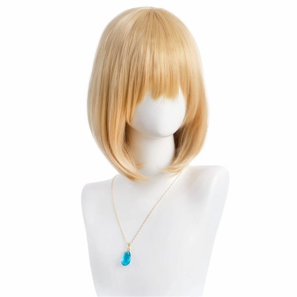 Howl's Moving Castle Wizard Howl - Howl’s Moving Castle Howl Short Blonde Wig-Accessories, Cosplay, Howl's Moving Castle, Howl's Moving Castle Wizard Howl, Other