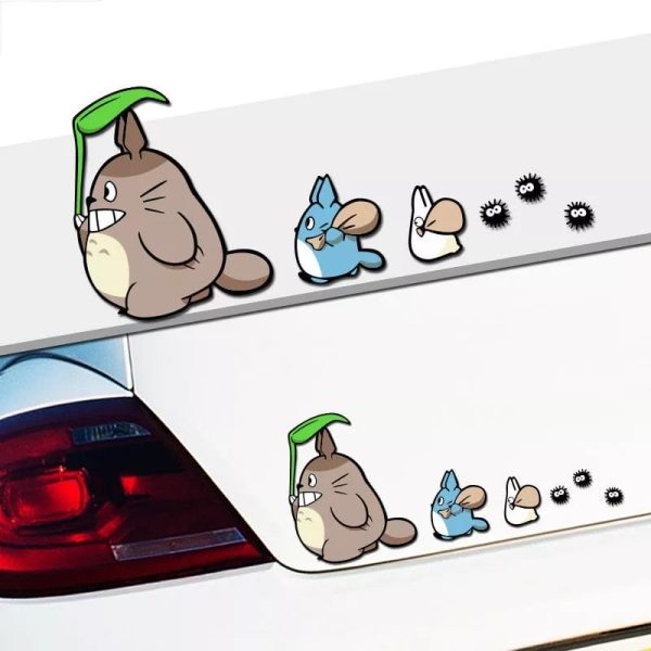 Mei My Neighbor Totoro - Totoro Family Parade Vinyl Waterproof Car Stickers-Accessories, House Decor, Mei My Neighbor Totoro, My Neighbor Totoro, Other, stickers