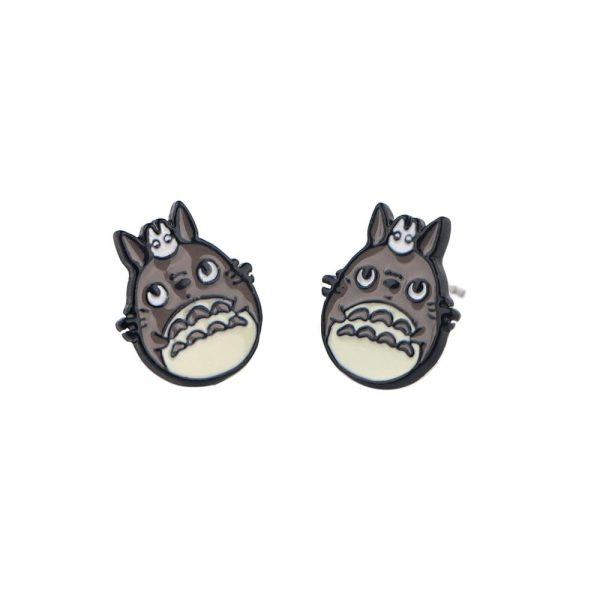 Spirited Away Movie - My Neighbor Totoro & Fairy Dust Stud Earrings-Accessories, Earrings, My Neighbor Totoro, Other, Satsuki Totoro, Soot Sprites, Spirited Away, Spirited Away Movie