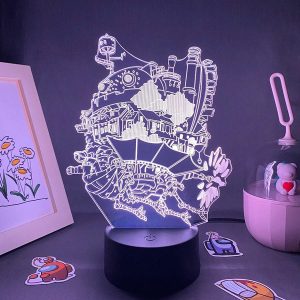 Howl's Moving Castle Calcifer - Howl’s Moving Castle Night Light Multi-Color Changing-Accessories, House Decor, Howl's Moving Castle, Howl's Moving Castle Calcifer, Other