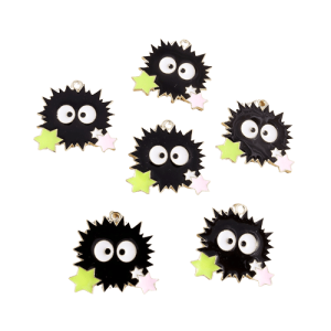 Totoro Soot Gremlins - Funny Soot Charms For DIY Jewelry Set 10 pcs-Accessories, My Neighbor Totoro, Other, Spirited Away, Totoro Soot Gremlins