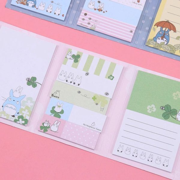 Totoro Movie Japanese - My Neighbor Totoro 6 Folding Memo Pads-Accessories, My Neighbor Totoro, Other, Totoro Movie Japanese