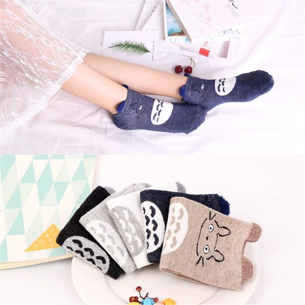 Totoro Onesie - My Neighbor Totoro Cute Fluffy Ears Socks-Accessories, My Neighbor Totoro, Totoro Onesie