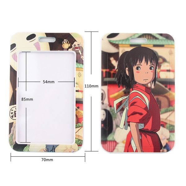 Spirit Away - Spirited Away Lanyard For Keychain ID Card Holder Horizontal and Vertical-Accessories, Other, Spirit Away, Spirited Away