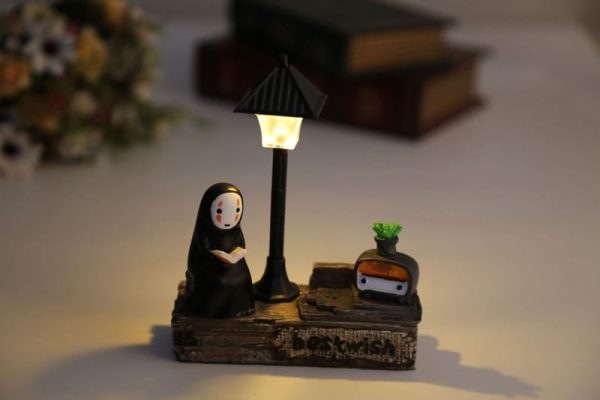 No Face Spirited Away - Spirited Away No Face Kaonashi LED Night Light New 2023-Figure, House Decor, kaonashi, no face, No Face Spirited Away, Other, Spirited Away, Toy Figure