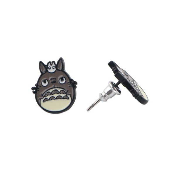 Spirited Away Movie - My Neighbor Totoro & Fairy Dust Stud Earrings-Accessories, Earrings, My Neighbor Totoro, Other, Satsuki Totoro, Soot Sprites, Spirited Away, Spirited Away Movie