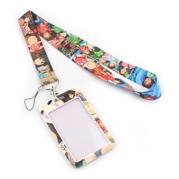 Spirit Away - Spirited Away Lanyard For Keychain ID Card Holder Horizontal and Vertical-Accessories, Other, Spirit Away, Spirited Away