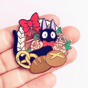 Kiki Kiki's Delivery Service - Kiki’s Delivery Service – Jiji The Baker Enamel Badge Pin-Kiki Kiki's Delivery Service