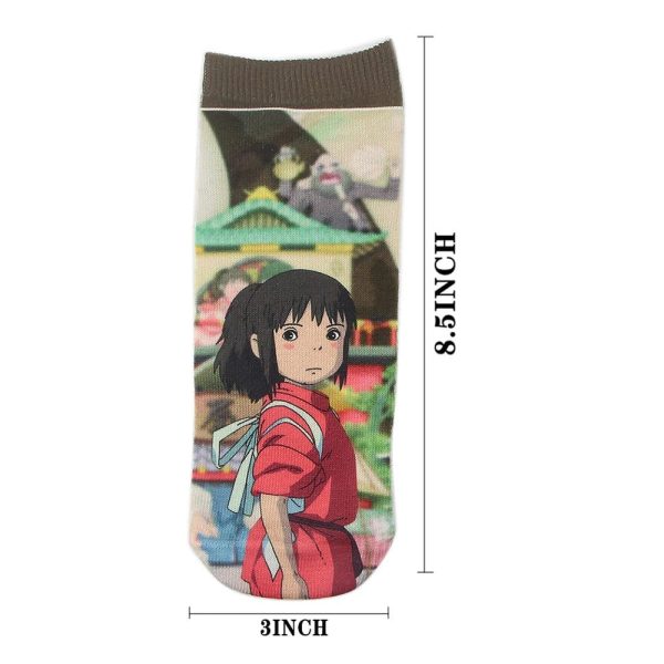 Spirited Away Train - Spirited Away Short Socks Freesize 3 Styles-Accessories, Other, sock, Spirited Away, Spirited Away Train