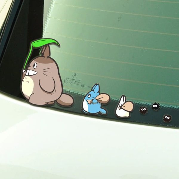 Mei My Neighbor Totoro - Totoro Family Parade Vinyl Waterproof Car Stickers-Accessories, House Decor, Mei My Neighbor Totoro, My Neighbor Totoro, Other, stickers