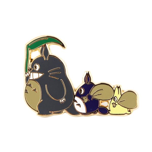 My Friend Totoro - My Neighbor Totoro Family Parade Badge Pin-Accessories, My Friend Totoro, My Neighbor Totoro, Other