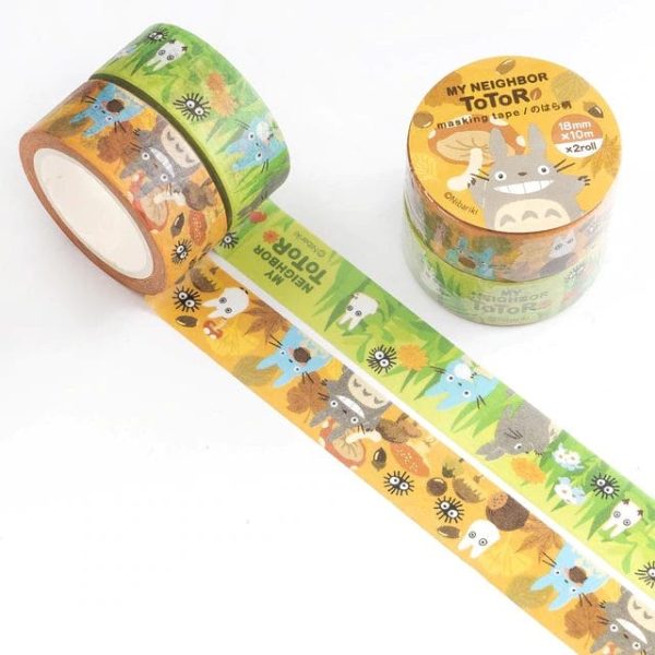 Totoro Restaurant - My Neighbor Totoro Washi Tape 2pcs/set-Accessories, My Neighbor Totoro, Other, Totoro Restaurant