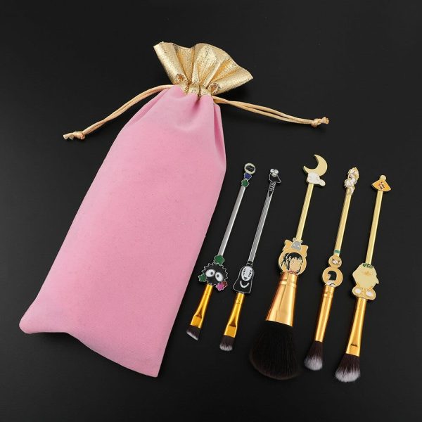 Spirited Away Showtimes - Spirited Away Makeup Brushes Set 5pcs-Accessories, Other, Spirited Away, Spirited Away Showtimes