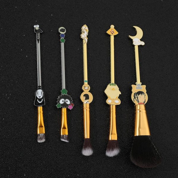 Spirited Away Showtimes - Spirited Away Makeup Brushes Set 5pcs-Accessories, Other, Spirited Away, Spirited Away Showtimes