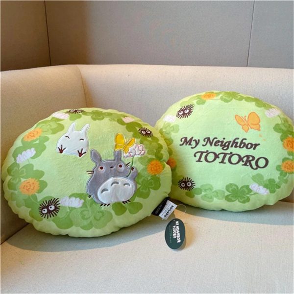 Totoro Cartoon Movie - My Neighbor Totoro Round Pillow Plush 35cm-House Decor, My Neighbor Totoro, Other, Plushies, Totoro Cartoon Movie