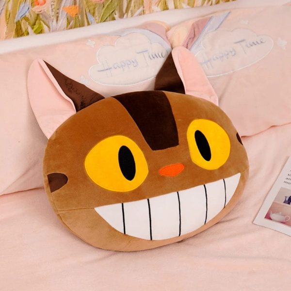 Totoro Poster - My Neighbor Totoro Catbus & KiKi’s Delivery Service Jiji Stuffed Pillow-House Decor, Kiki's Delivery Service, My Neighbor Totoro, Other, Plushies, Totoro Poster